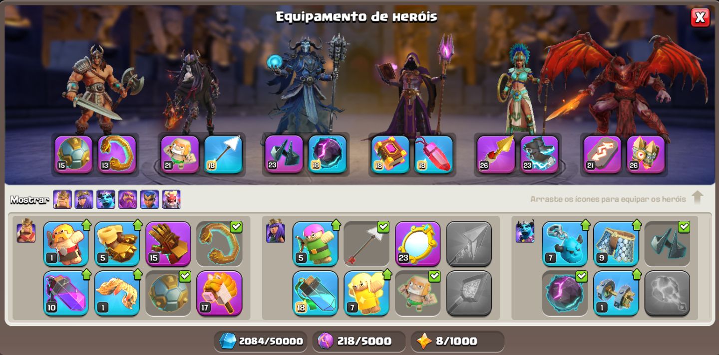 Conta clash of clans premium