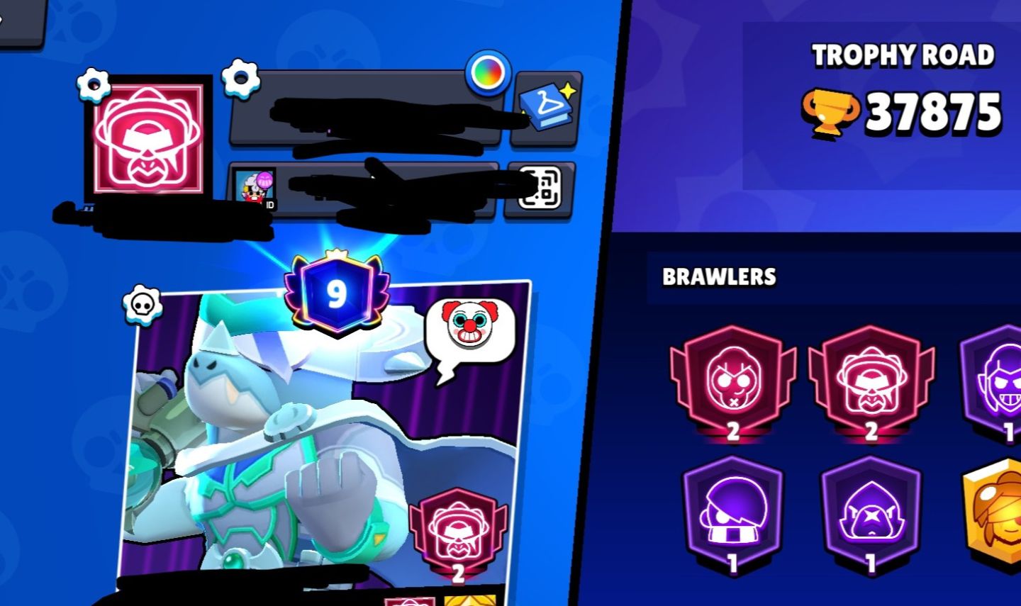 Conta brawl stars 37k de troféus e 6 anos de jogo