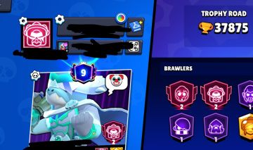 Conta brawl stars 37k de troféus e 6 anos de jogo