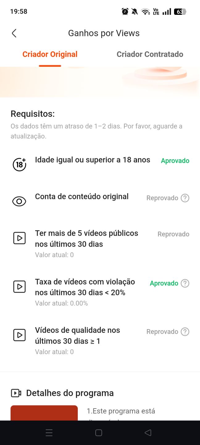 Conta Kwai 50k seguidores (antigos) conta perfeita para começar