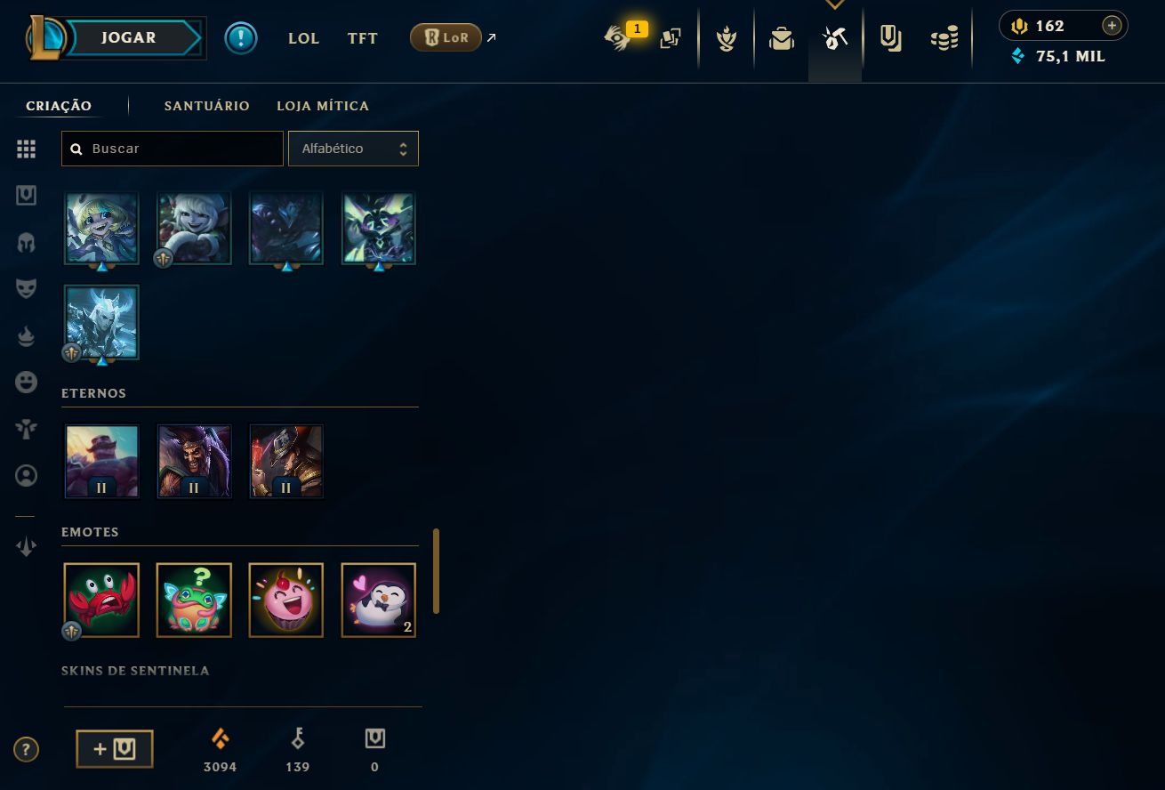 Conta LoL lvl 1244 | D3 | Todos Champs Liberados | Só comprar e jogar