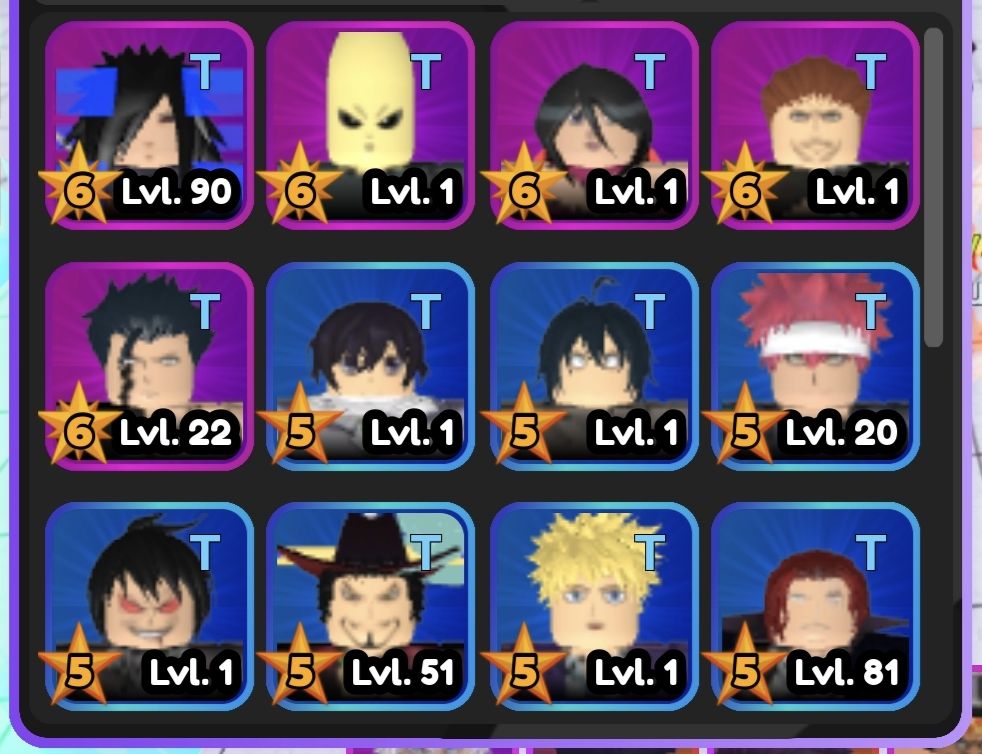 TODOS OS MEUS PERSONAGENS (GRAY, MADARA E ETC) NO ALL STAR TOWER DEFENSE / ASTD