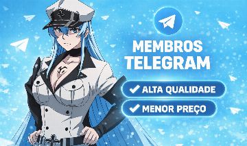 [O MAIS BARATO] TELEGRAM MEMBROS MUNDIAIS