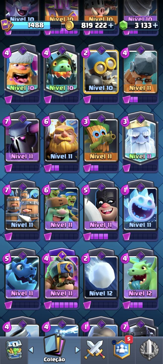 Brawl Stars + Clash of Clans + Clash Royale Os 3 jogos na mesma conta!