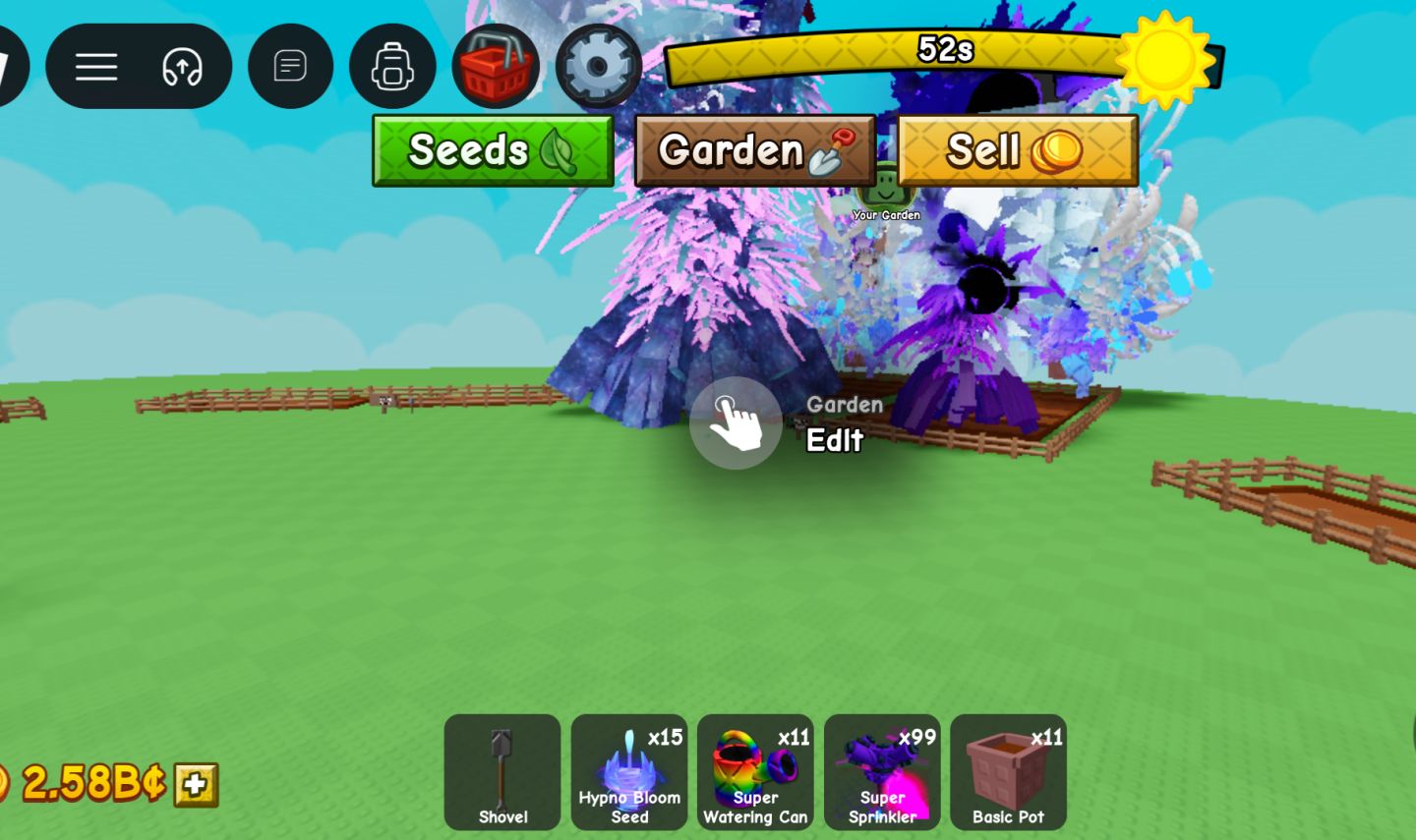 Conta Roblox básica , Focada em Grow a Garden 2