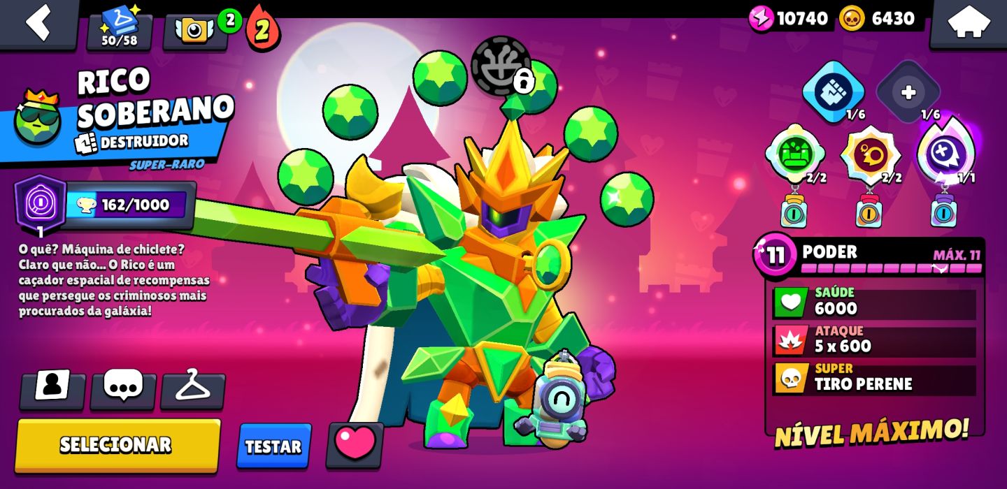 CONTA BRAWL STARS 45K TROFEUS/TODOS OS BRAWLERS