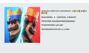 UPO SUA CONTA NO CLASH ROYALE!!! - elojob diamante
