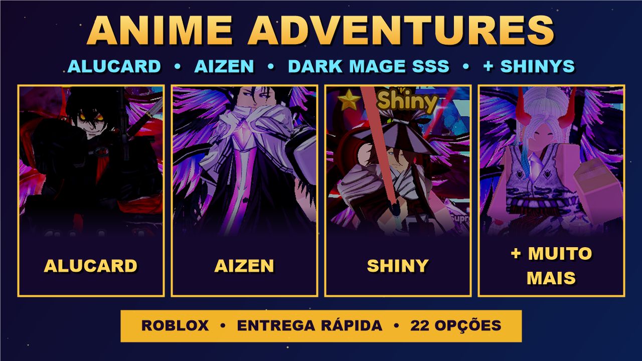 ANIME ADVENTURES | ALUCARD, AIZEN, SHINY DARK MAGE SSS + SHINYS | ROBLOX