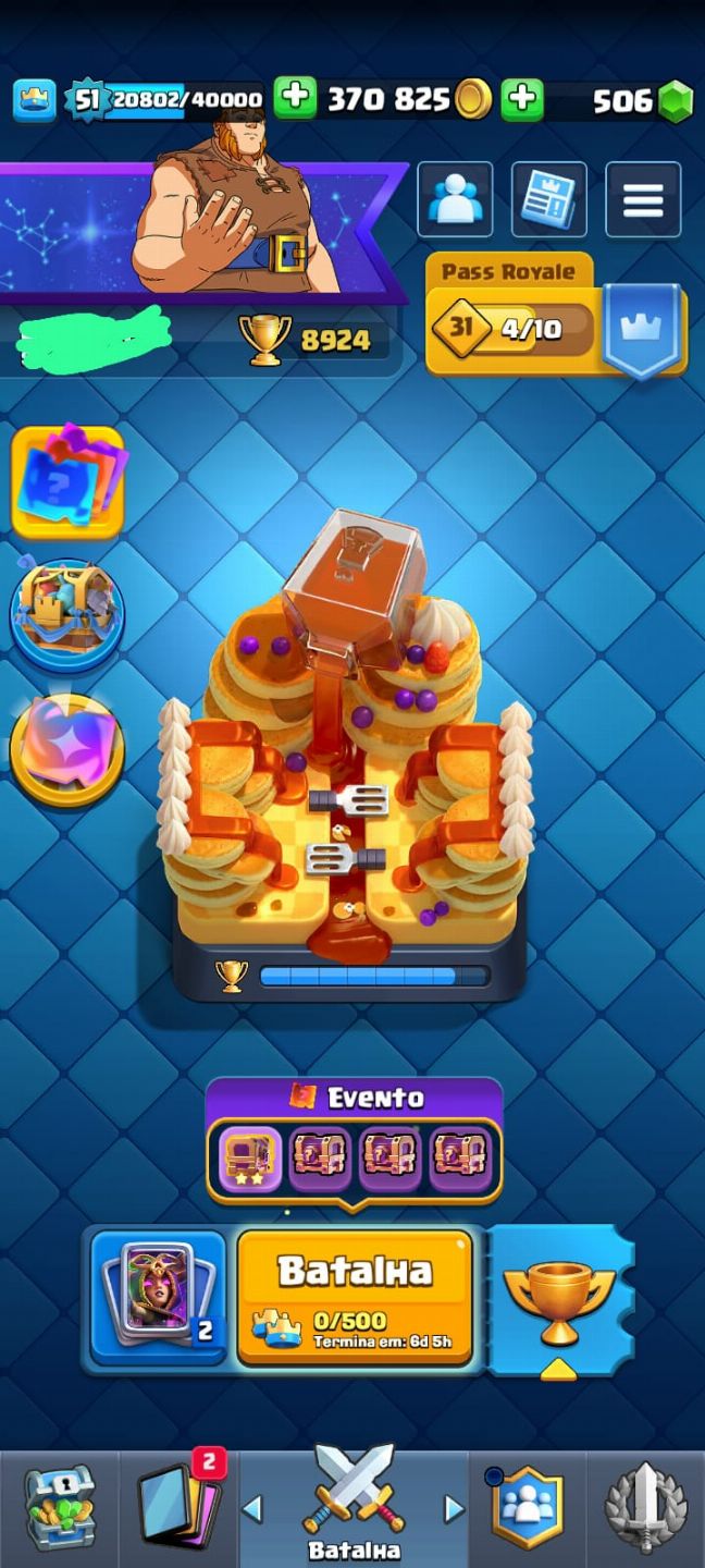 Conta de clash Royale com quase 9k de troféus