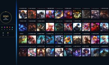230+ SKINS: 2 ULTIMATES |19 LENDARIAS |89 EPICAS |30 LEGADO E MT MAIS (FA)PLAT 1