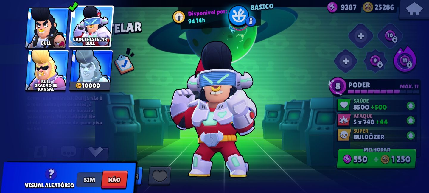 CONTA INICIAL DE BRAWL STARS LOTADA DE SKIN E RECURSOS