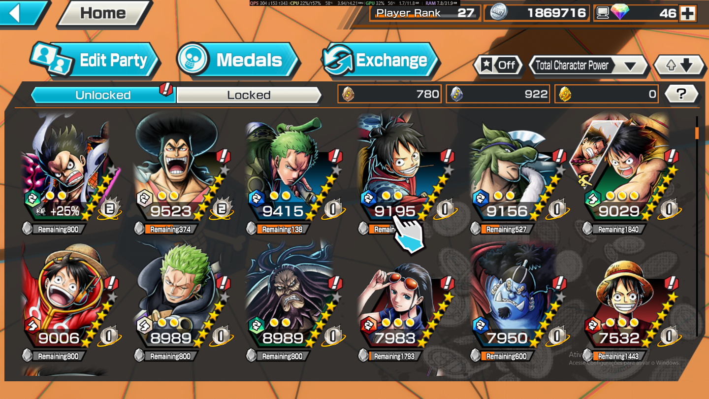 Conta com 5 ex