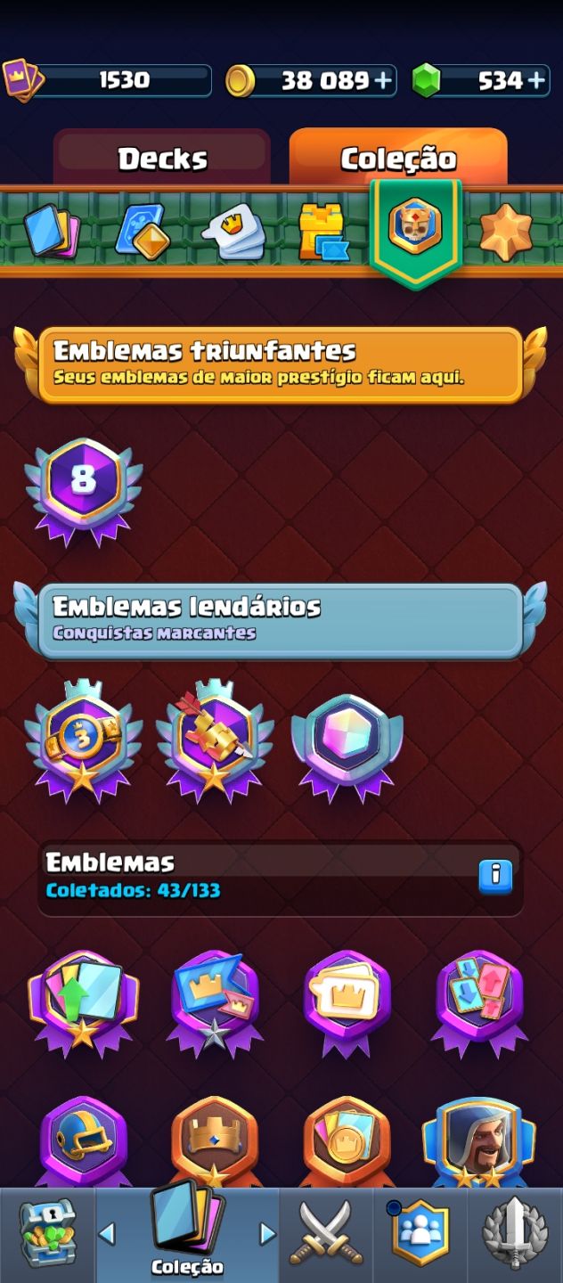 Clash Royale 12,5K+ | 8 Anos | Único Dono | Full Up | Negociável