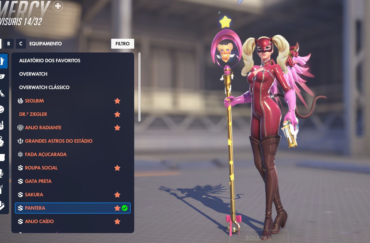Conta Overwacht várias Skins Míticas de personagens e armas!