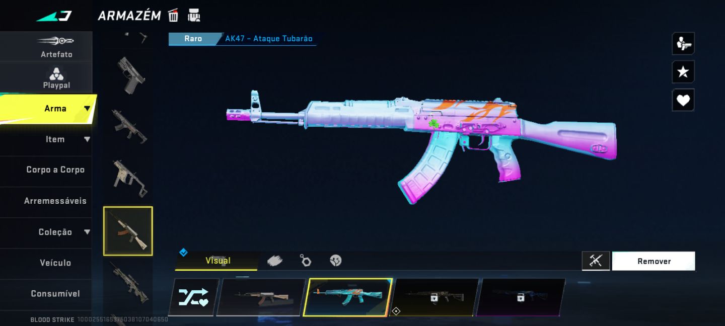 Conta Beta com Skin Épica Tubarão