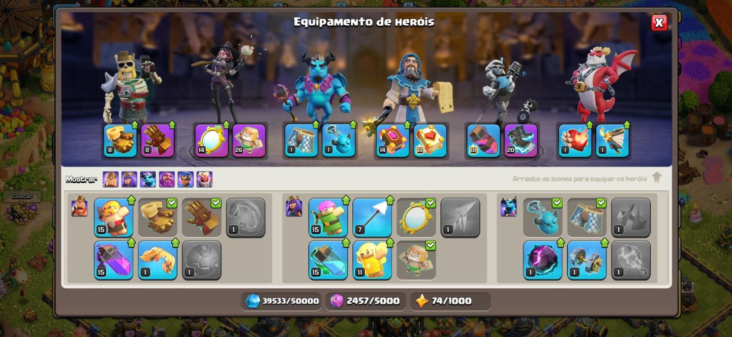 Clash of Clans CV17 quase full
