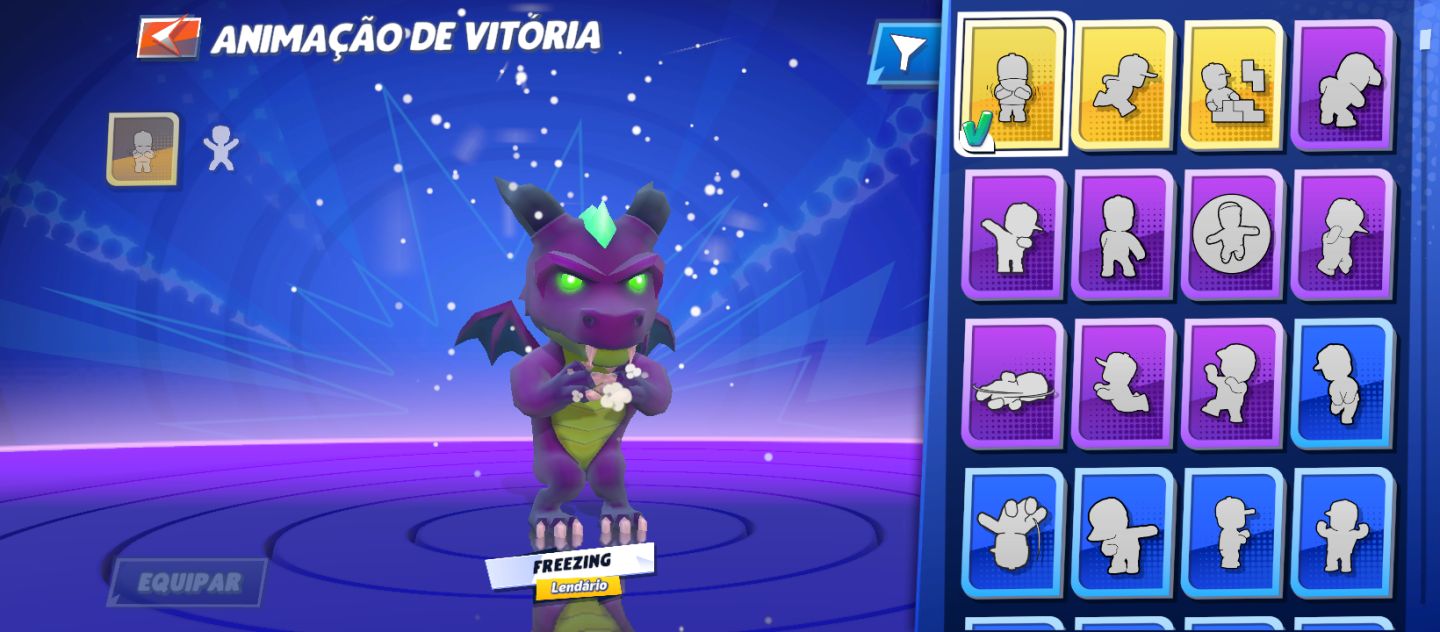 Conta de stumble guys completíssima com mais de 180 skins
