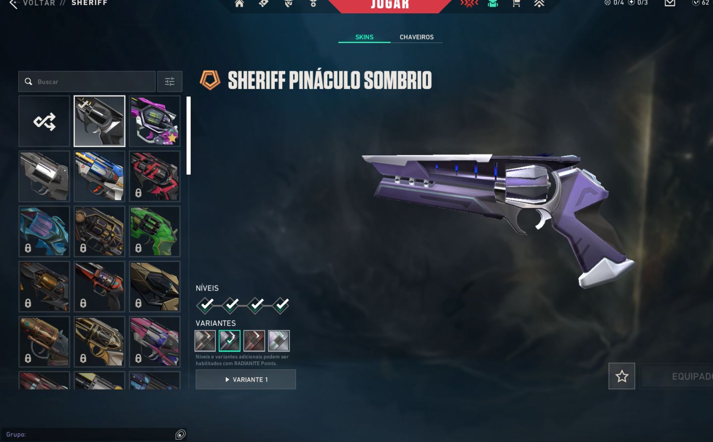 Conta valorant Karambit VCT e champions 26