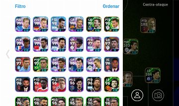 CONTA DE EFOOTBALL GEMADA.! DIVERSOS JOGADORES META ETC CONTA COMPETITVA!.