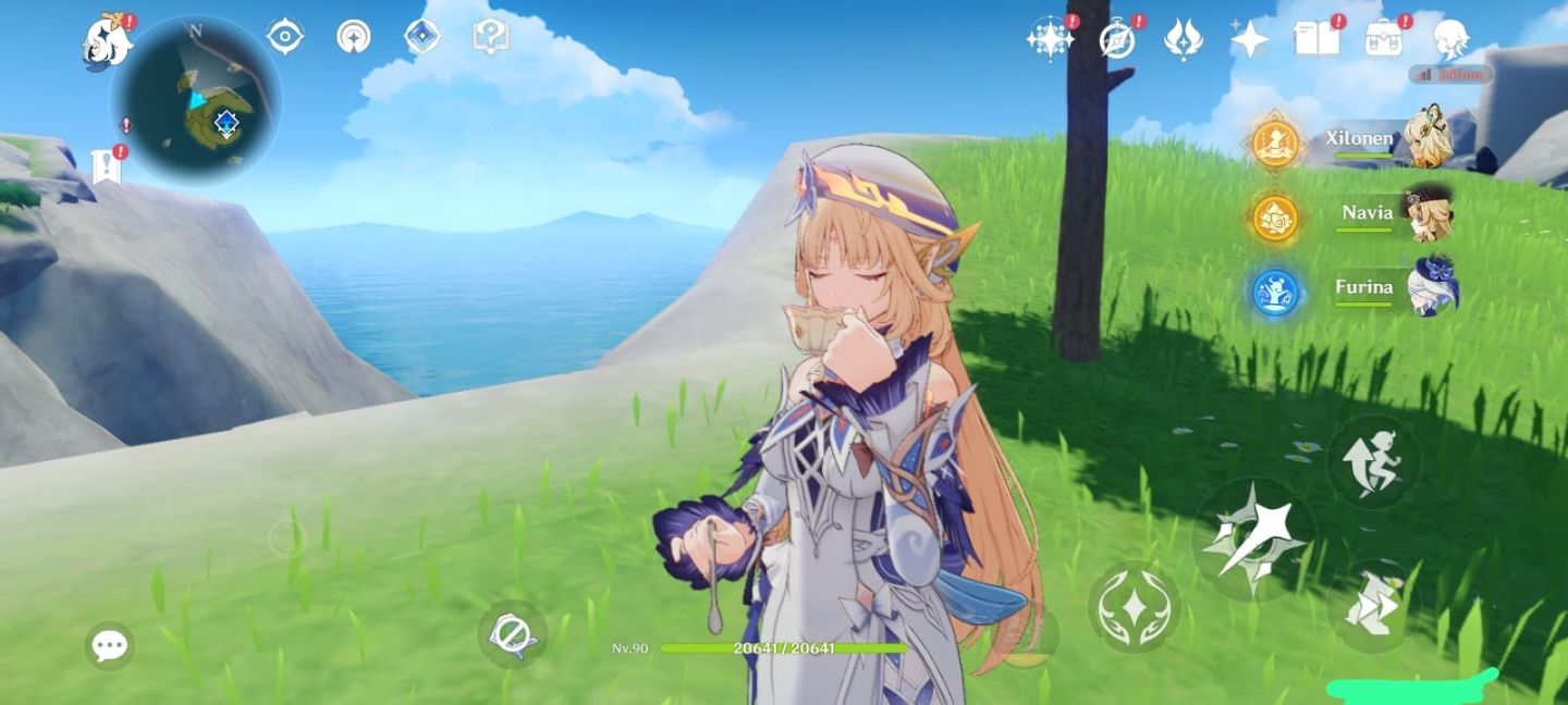 Genshin Impact - Columbina+Lauma+Nicole+Yae Miko+Raiden e outros conta End Game