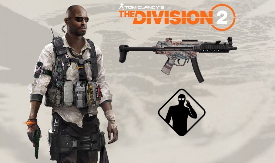 Pacote Battleworn Secret Service - Visual Tático Exclusivo para The Division 2