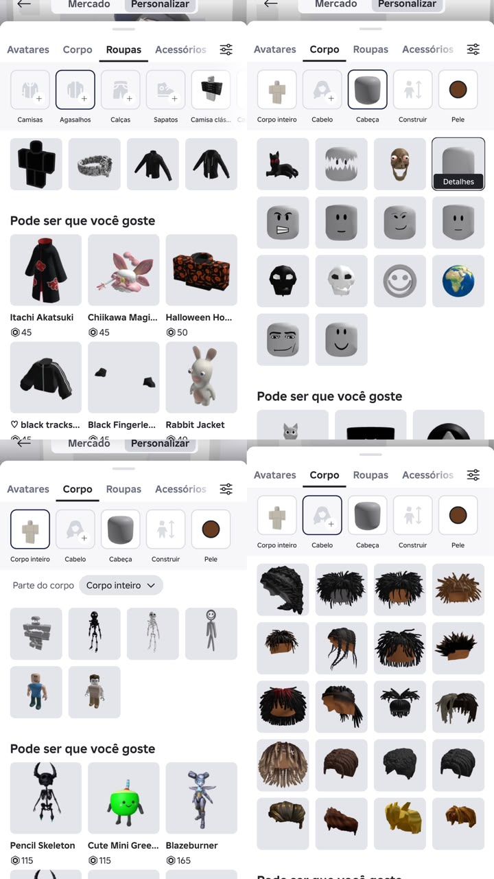 CONTA DE ROBLOX INVENTARIO AVALIADO EM 15K DE ROBUX