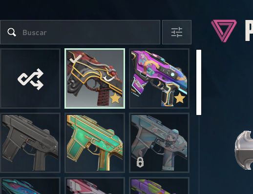 Conta valorant muitas skins criada no beta