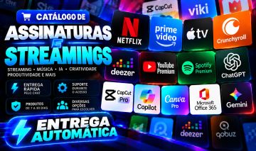 NETFLIX | CHATGPT | PRIME | YOUTUBE | CRUNCHYROLL | CAPCUT - ENVIO AUTOMÁTICO