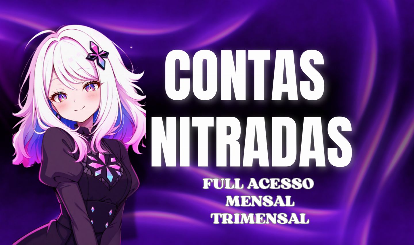 CONTA COM NITRO 1 MÊS entrega rápida