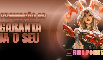{PROMOÇÃO} RIOT POINTS, LEAGUE OF LEGENDS