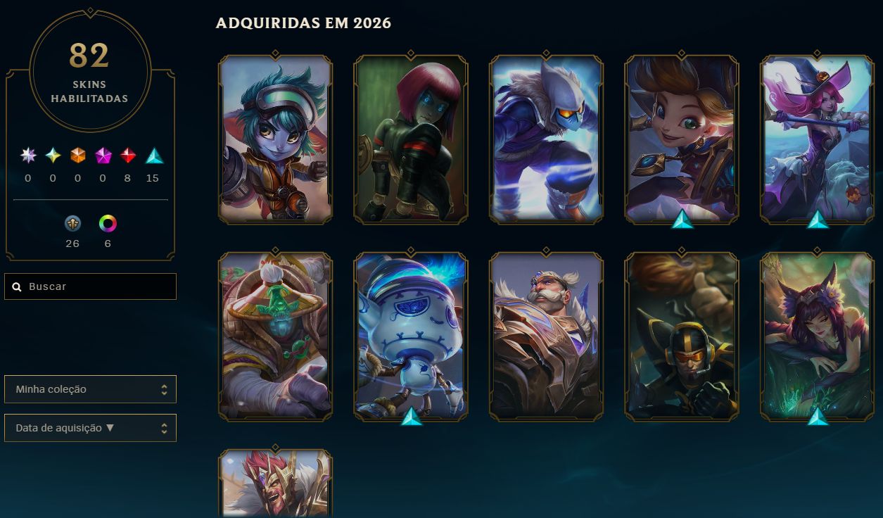 Conta lol de 2012 com muita coisa rara! Full dados de criação.