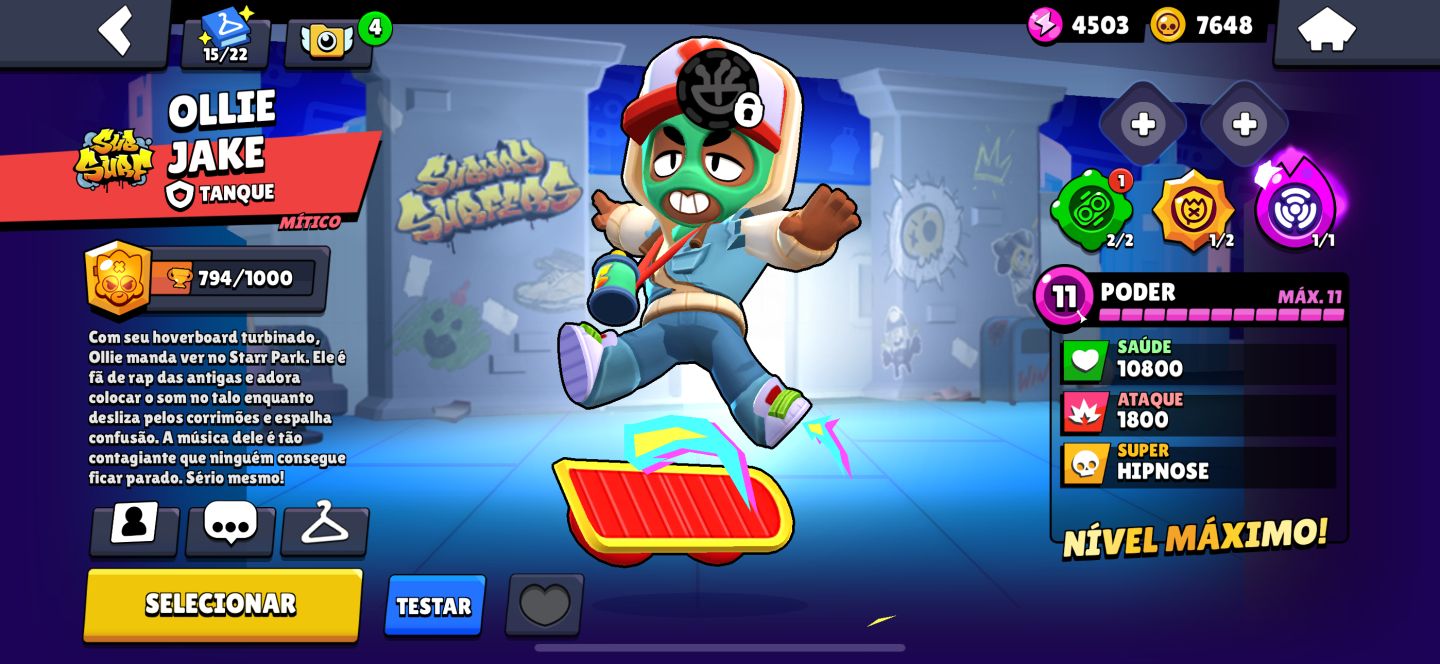 Conta de brawl stars criada em 2018