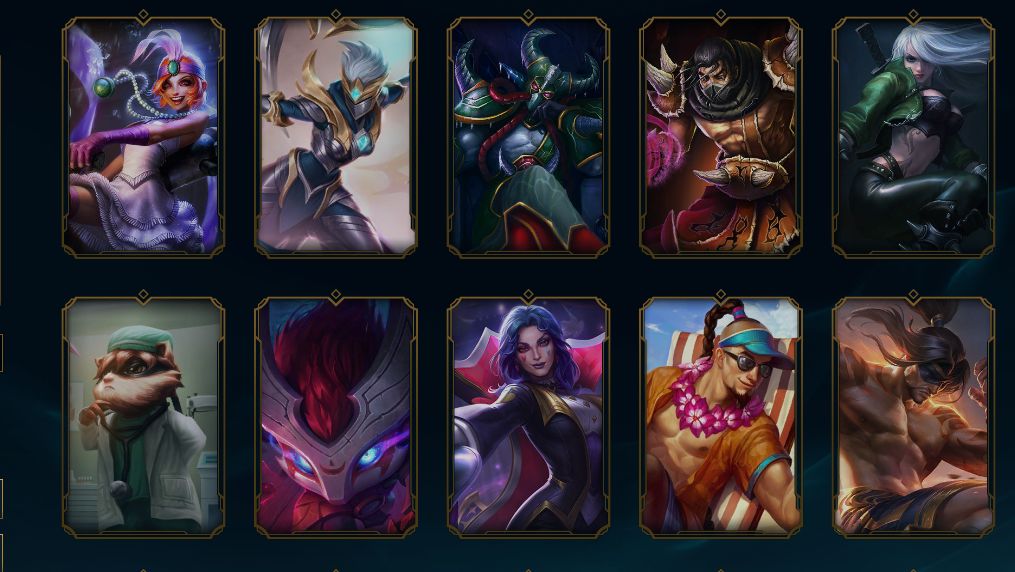 Conta League Of Legends Com todos campeões- 141 skins 10 anos de acc