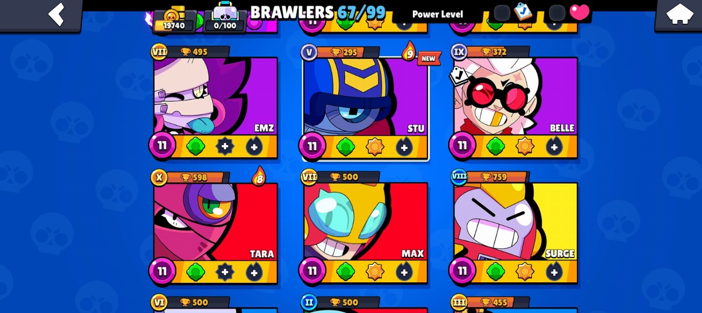 ( ESTOURO ! ) BRAWL STARS / CONTA RARÍSSIMA! PASSE DA COLETTE / DO SURGE !!!