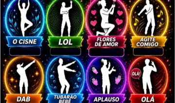 EMOTES FREE FIRE VIA ID | DAB, LOL, TUBARÃO, APLAUSO E MAIS