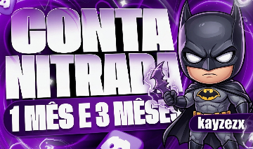 (DISCORD) CONTA NITRADA 3 MESES E 1 MÊS NITRO + VIRGEM [ PROMOÇÃO ]