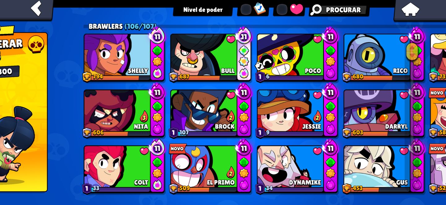 CONTA DE BRAWL STARS FULL