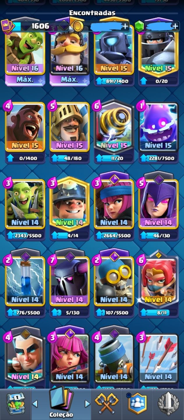 Conta Clash Royale 12024 Troféus