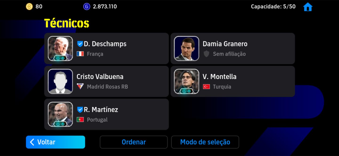 CONTA EFOOTBALL