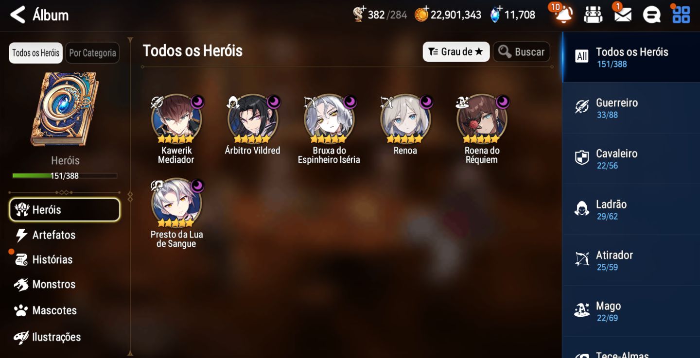 Conta Rank 50 Iniciante LISSETE+HARU/ARTEFATO