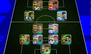 Conta de eFootball com YAMAL 103 e Thiago Alcântara 104