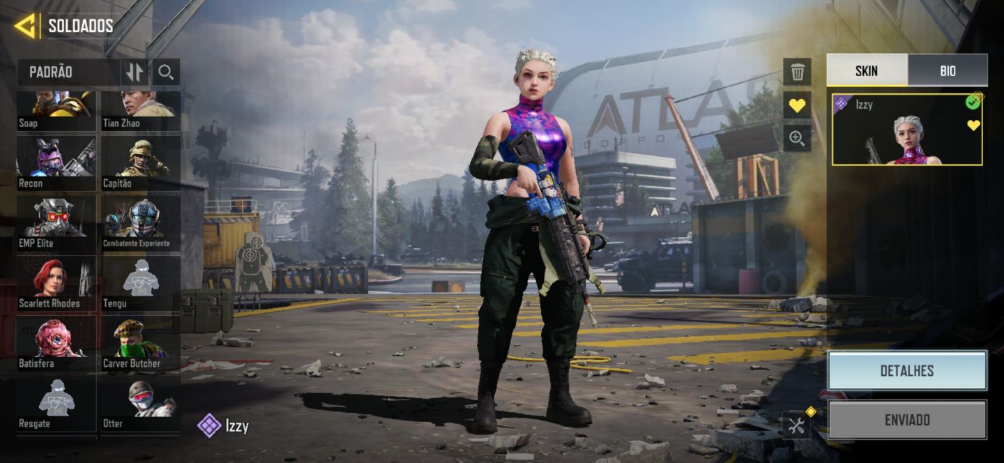 Mais barato conta codm com várias skin se personagem