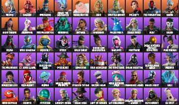 Conta Fortnite 164 Skins com Peter Griffin, Gojo e Renegade Raider