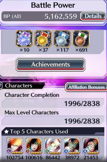 Conta de Guild S Endgame Hightier para GQ e PVE
