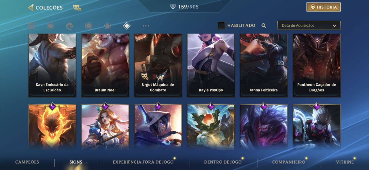 Conta de wild rift ótima pra pro players