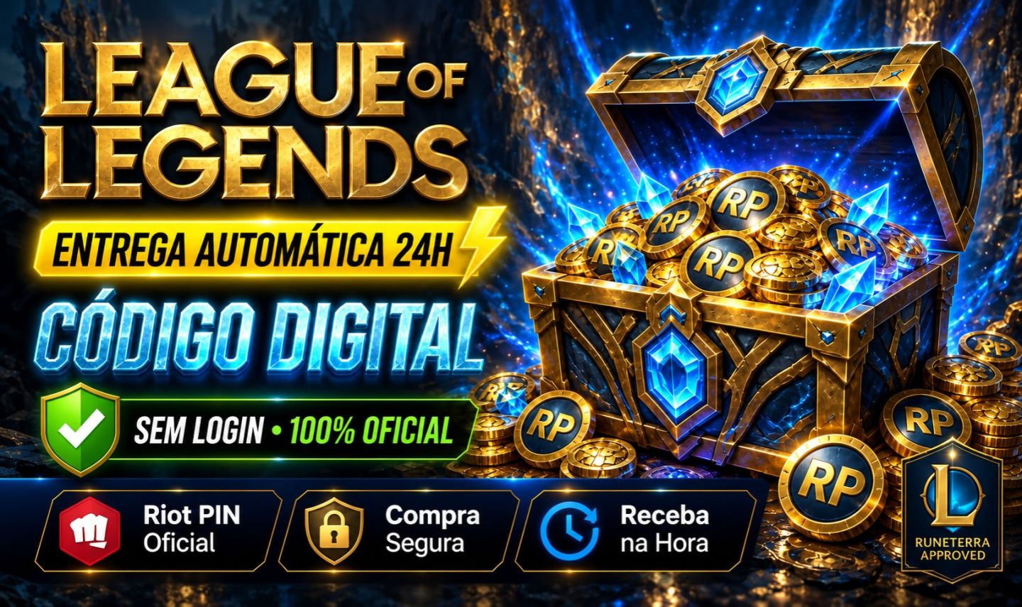 RP LEAGUE OF LEGENDS - CODIGO DIGITAL [ENTREGA AUTOMATICA 24H] RIOT PIN