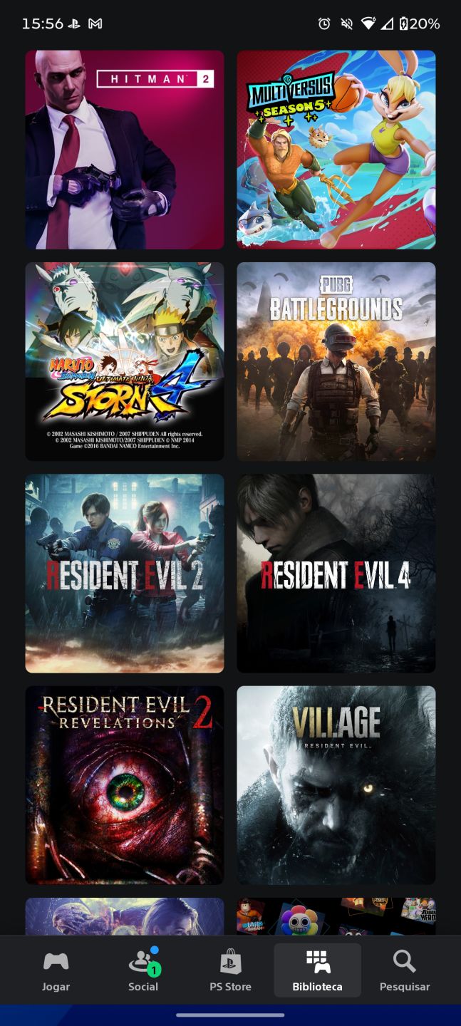 Conta Playstation com jogos