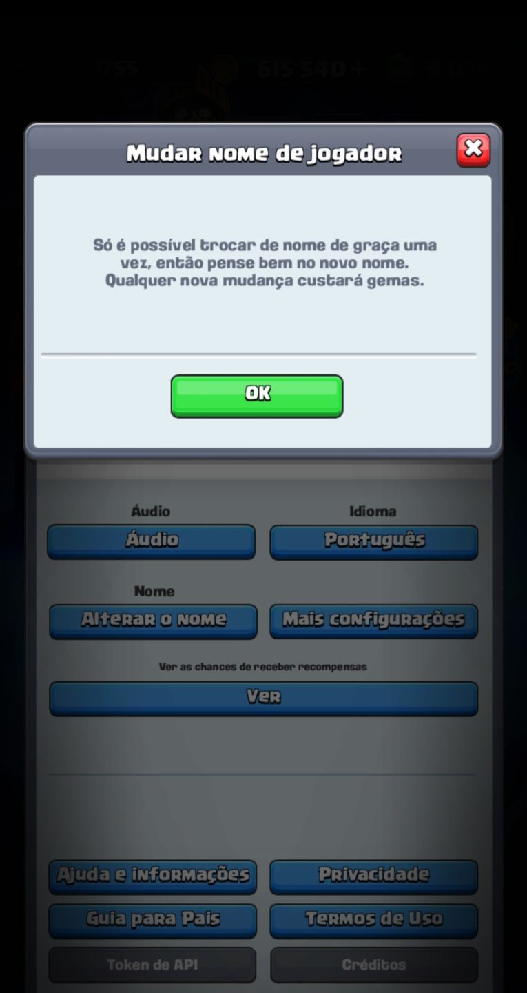 Conta clash royale