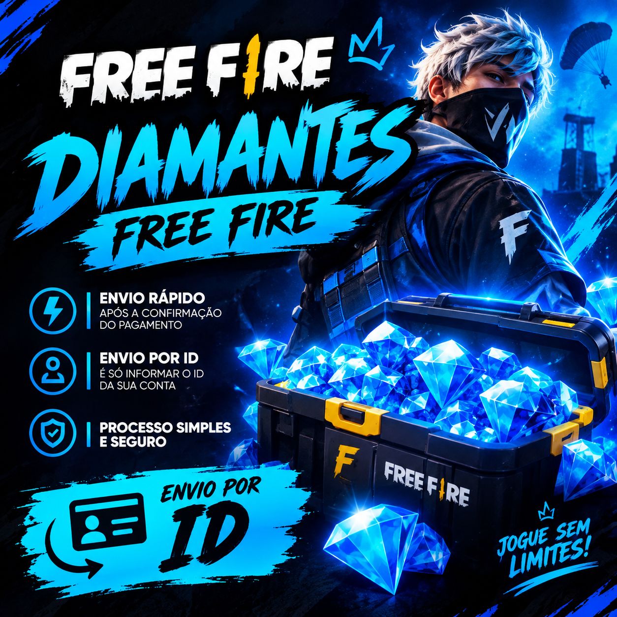 DIAMANTES FREE FIRE.