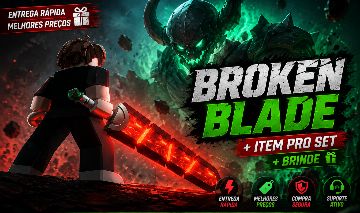 BROKEN BLADE/LÂMINA QUEBRADA + BRINDE - ITEM PRO SET